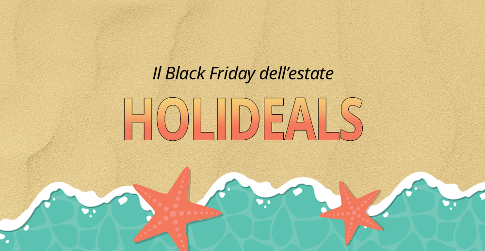 Holideals: il Black Friday dell'estate di Shellrent